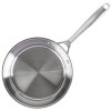 9 3/8-inch Intrigue® stainless steel fry pan with natural finish