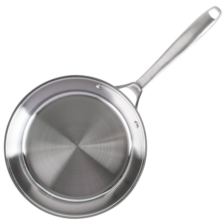 9 3/8-inch Intrigue® stainless steel fry pan with natural finish