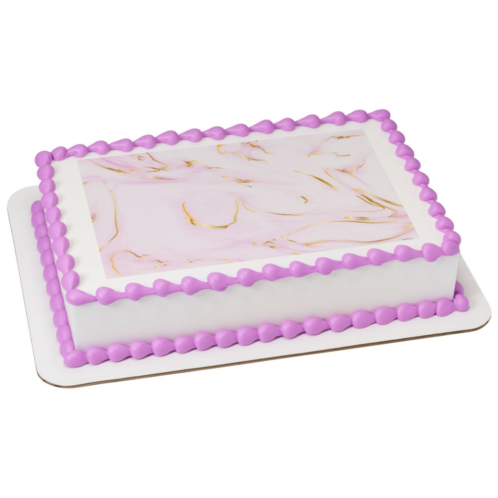 Image Cake Pink Marble