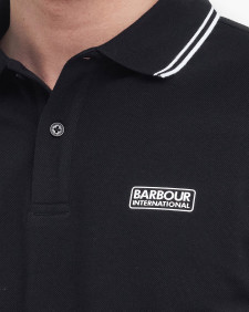 Evan Short-Sleeved Polo Shirt Classic Black