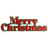 Merry Christmas Script Foil | DecoPac