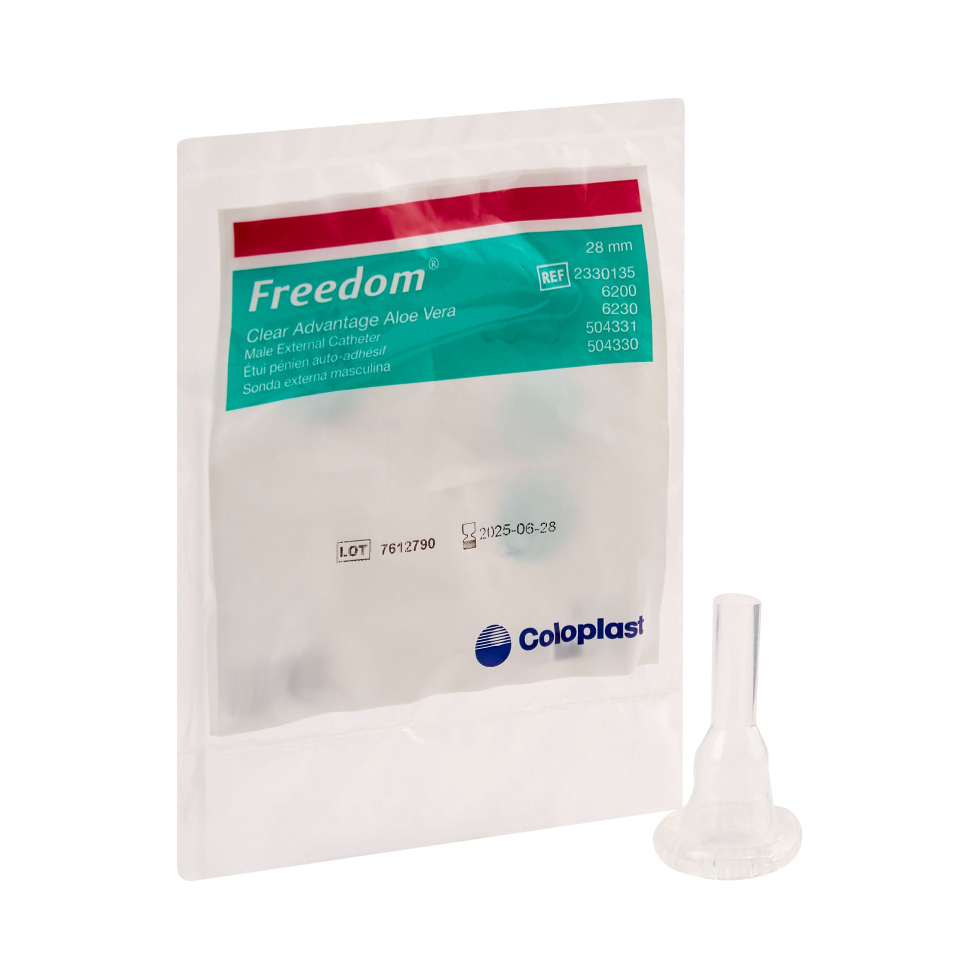 Coloplast Freedom Clear® SS Male External Catheter, Intermediate