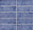 Love Affairs Blue Raku 2×4 Accent Field Tile Matte
