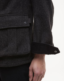Duke Wool Jacket Charcoal Marl