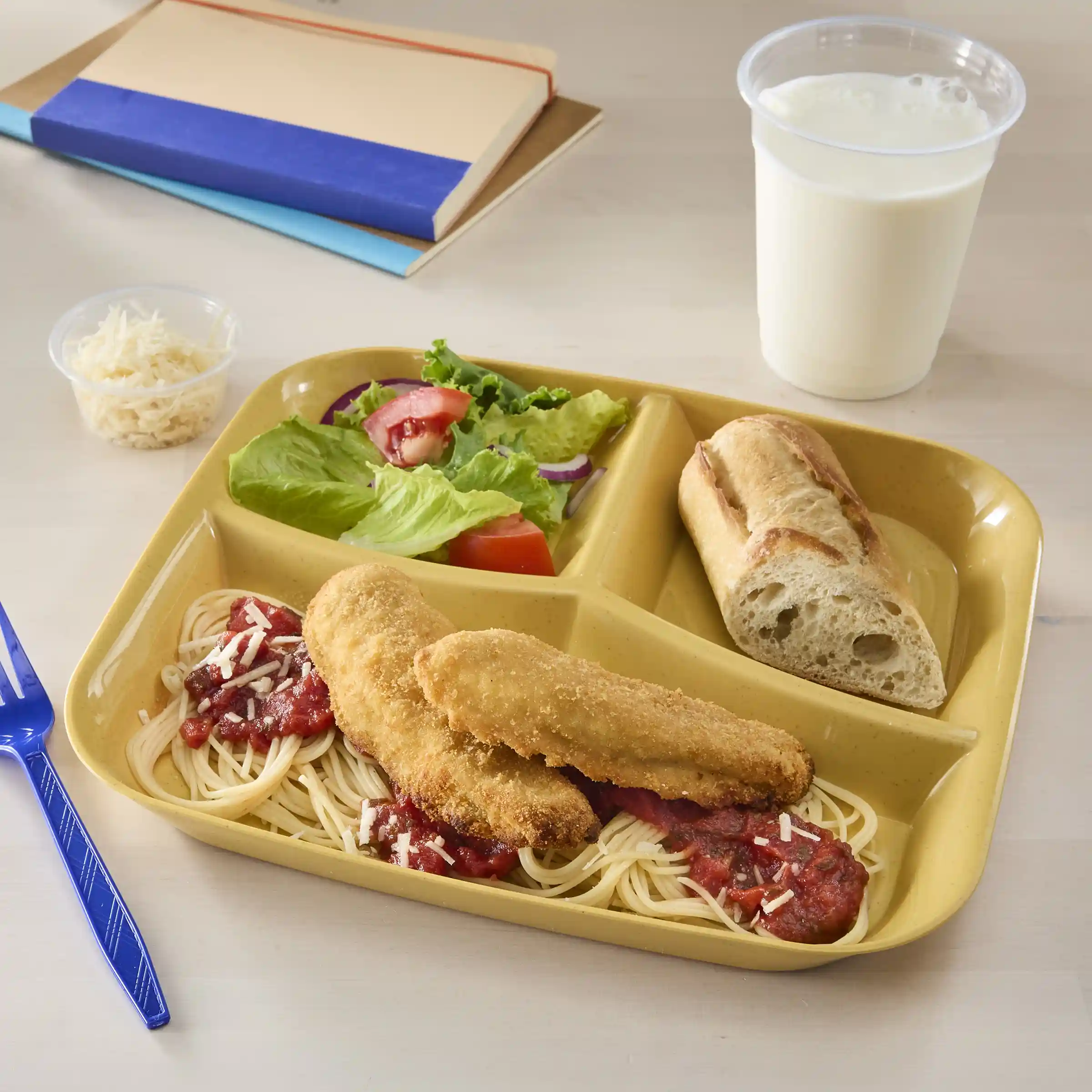 Tyson® Fully Cooked Whole Grain Breaded Golden Crispy MWWM Chicken Tenders, CN 2.07 oz.  https://images.salsify.com/image/upload/s--7xMVQF8y--/q_25/yj4zxw8xjfsqya2n0qip.webp