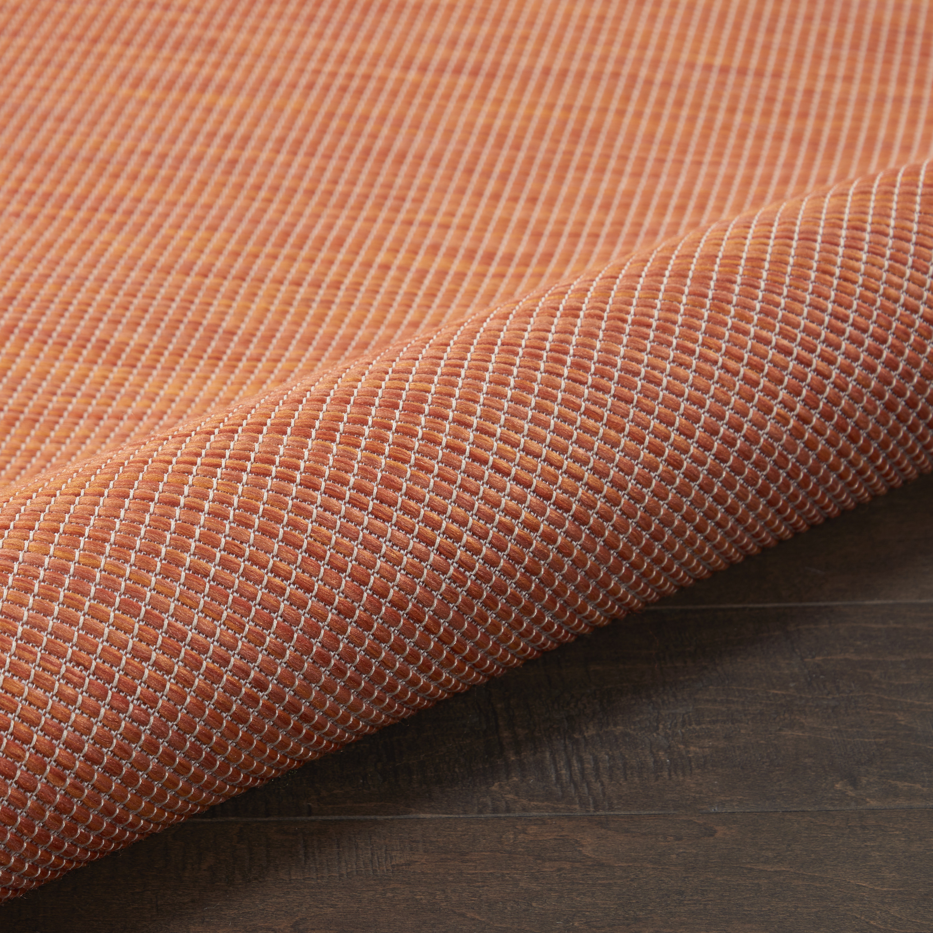 Nourison Positano 2' x 6' Terracotta Modern Rug
