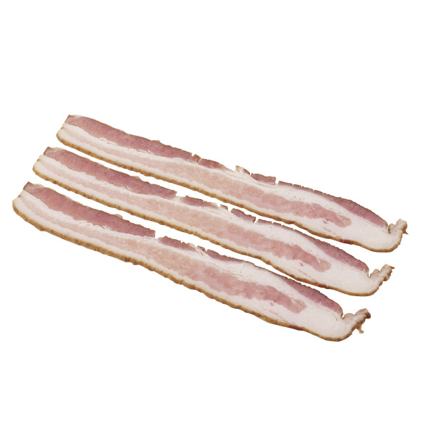 OLD SMOKEHOUSE(r) Bacon, Pecanwood Smoked, 18/22 slice, 2/10lb. . C1C0 - Front Center Out of Package (Hi Res)