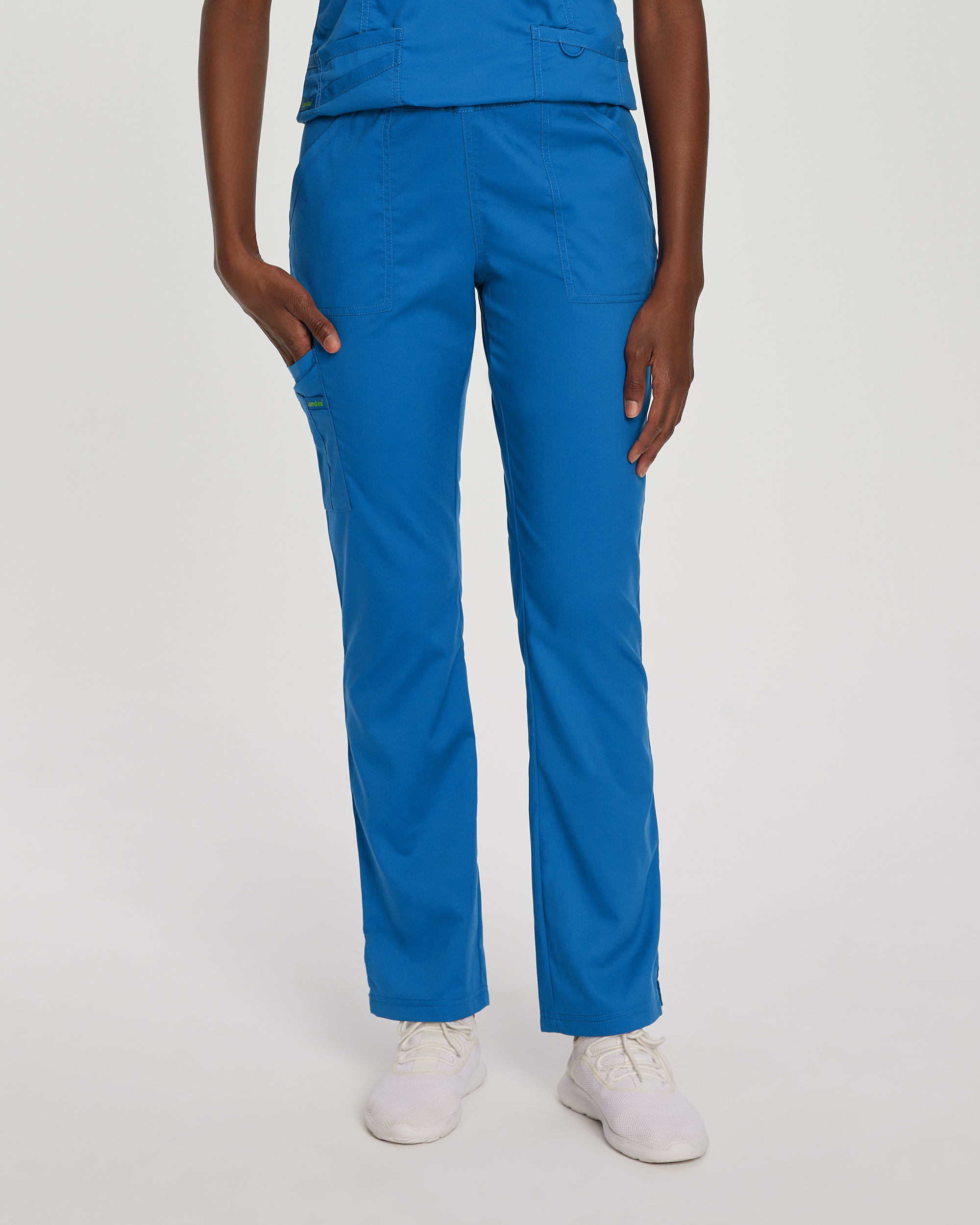 ProFlex 2042 Ladies Flat Front Cargo Scrub Pants by Landau-Landau