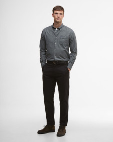 Suede Sateen Tailored Trousers 