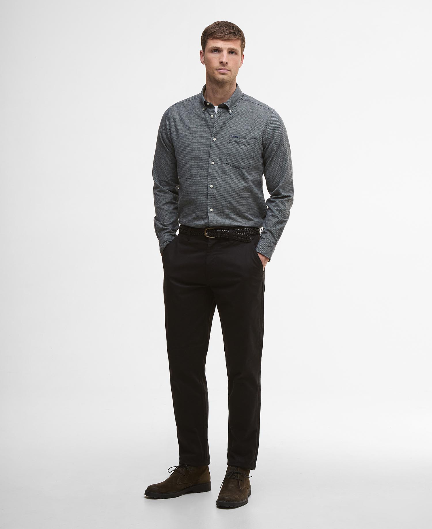 Suede Sateen Tailored Trousers image number 0