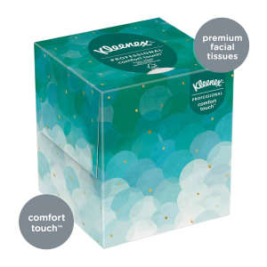 KIM21270, Kimberly Clark, Kleenex, Facial Tissue, 2 ply, White