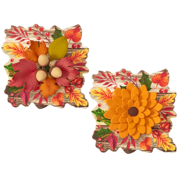 Fall Foliage Assortment Gum Paste