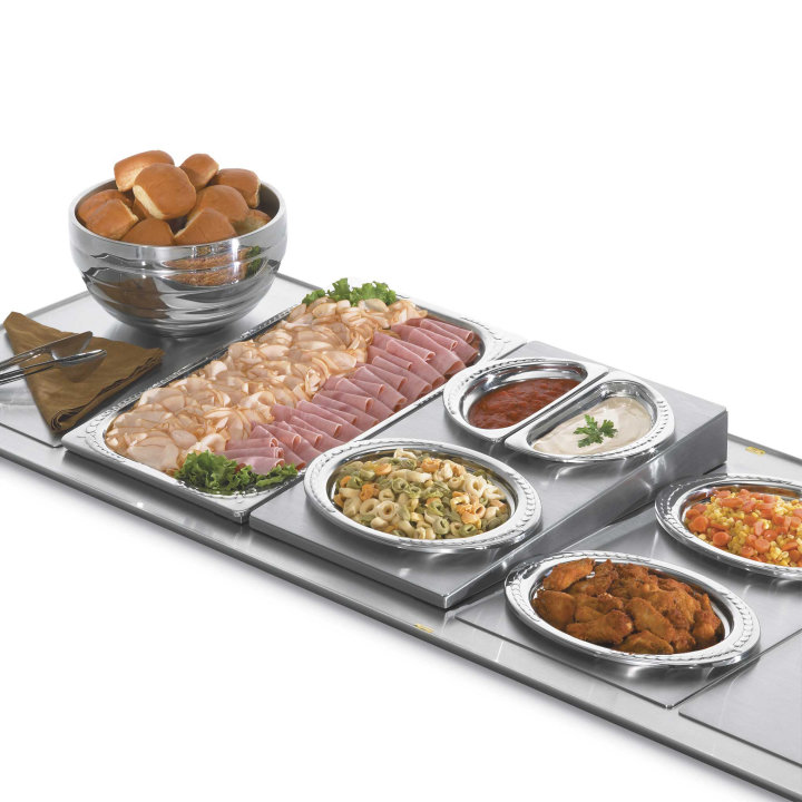 Miramar® template in stainless steel with plain edges
