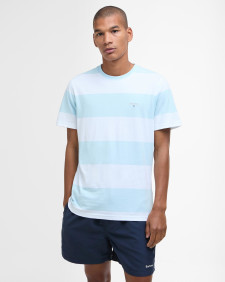 Whalton Striped T-Shirt Pale Sky