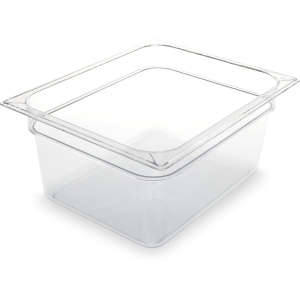 Carlisle, StorPlus™, Polycarbonate Food Pan 1/2 Size, 6" Deep, Clear