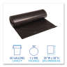 Boardwalk,  LLDPE Liner, 60 gal Capacity, 38 in Wide, 58 in High, 1.2 Mils Thick, Black