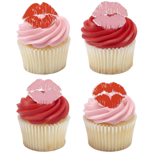 Say it with Kisses Cupcake Rings