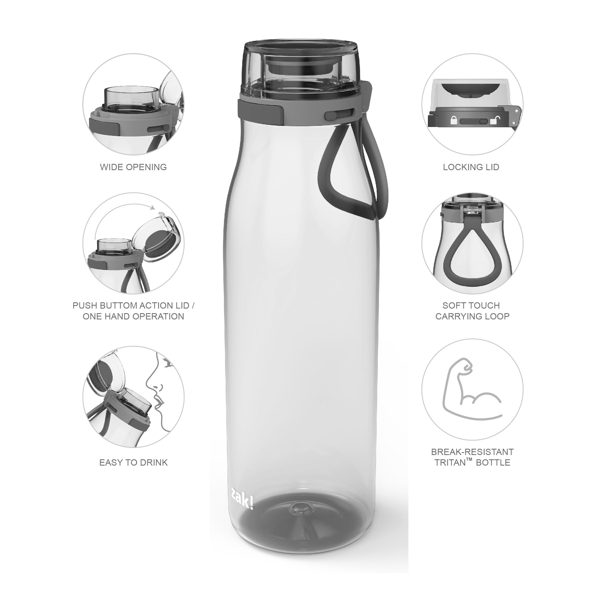 Kiona 31 ounce Water Bottle, Charcoal slideshow image 6