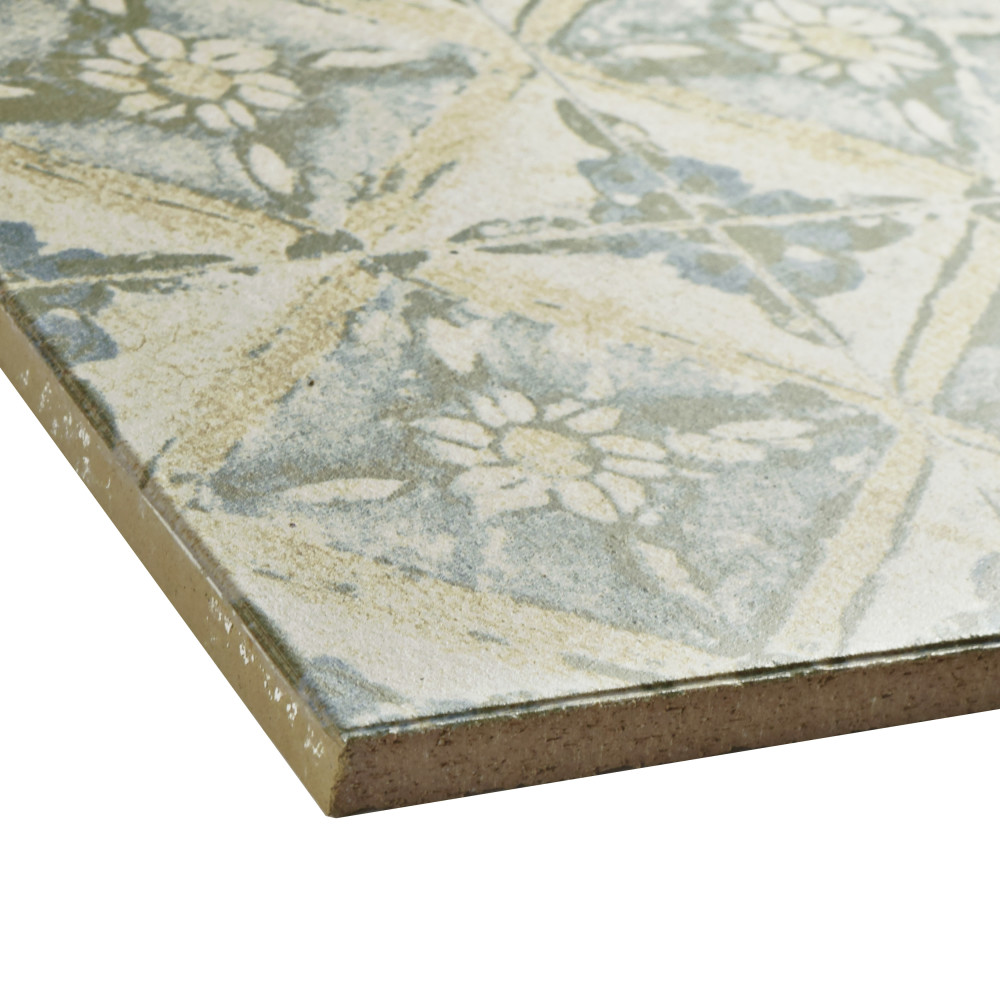 Klinker Retro Blanco Dafodil 12-3/4 in. x 12-3/4 in. Ceramic Floor and Wall Tile