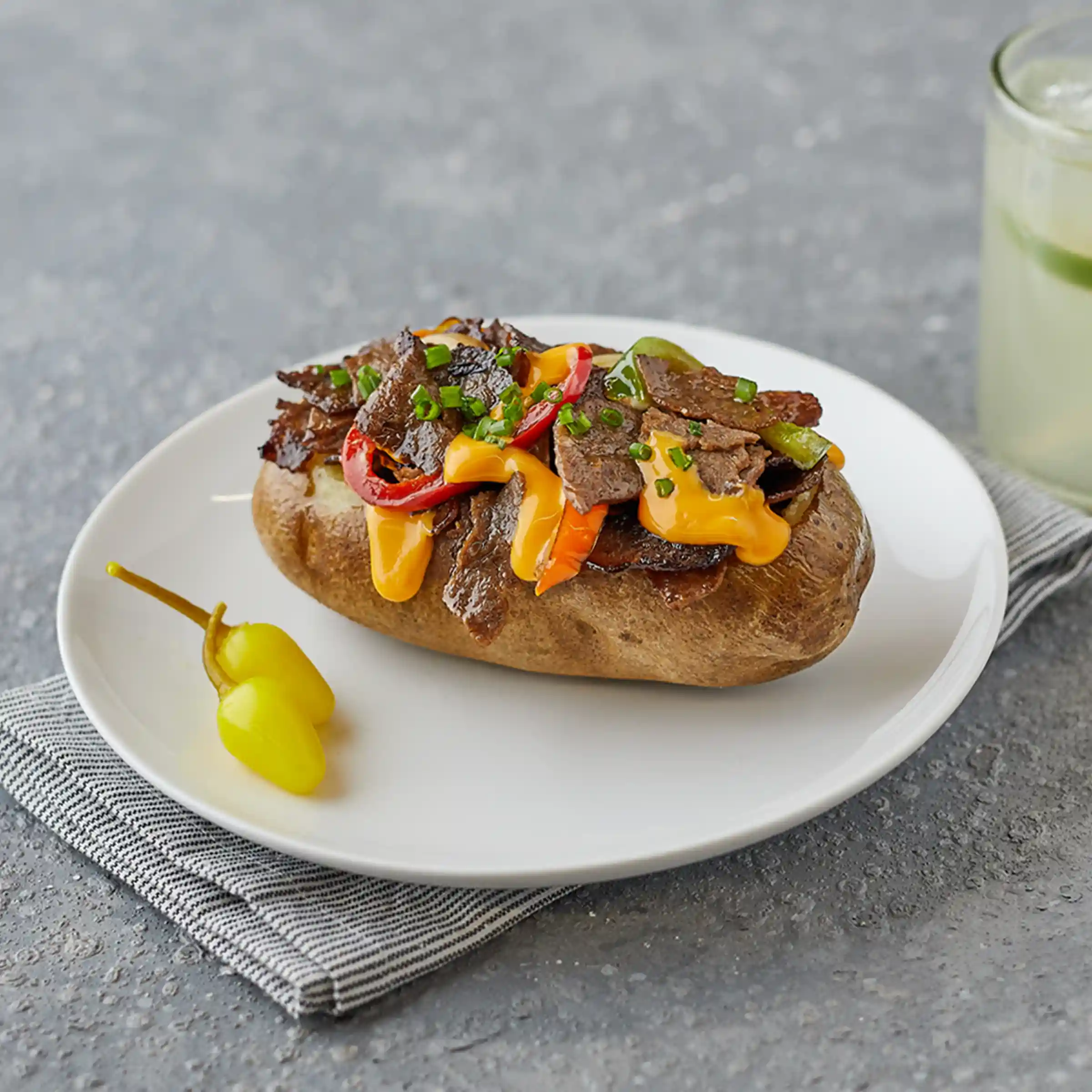 Original Philly® Fully Cooked Seasoned Sliced Beef with Peppers and Onions 4/2.5 LB_image_1