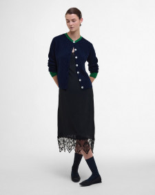 Barbour The Edit by Alexa Sammie Cardigan Nero Navy