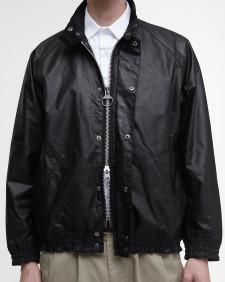 Blouson Transport Waxed Jacket Black