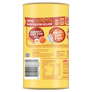  Heinz® Spaghetti The One For All Salt Reduced 535g 