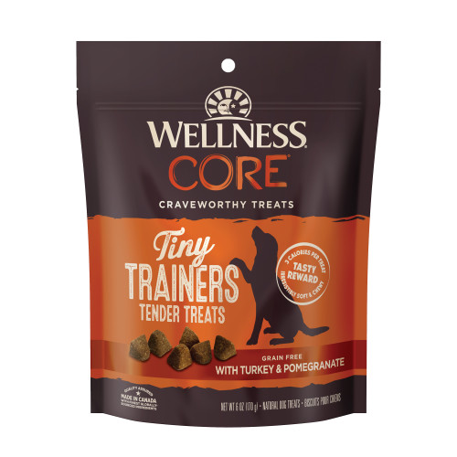 Wellness CORE Tiny Trainers Tender Treats Turkey Front packaging