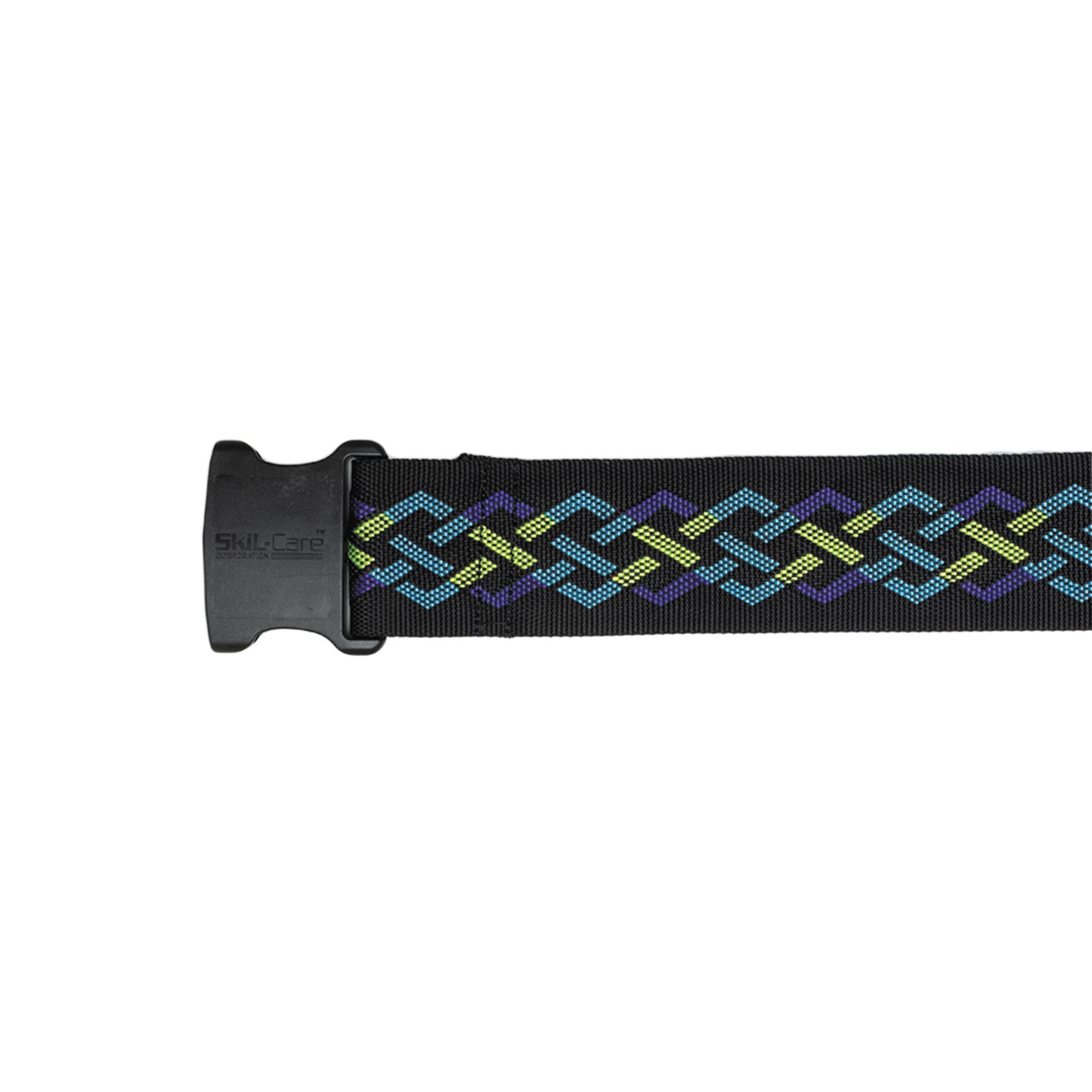 SkiL-Care™ Nylon Gait Belt with Delrin Buckle, Geo-Pattern C