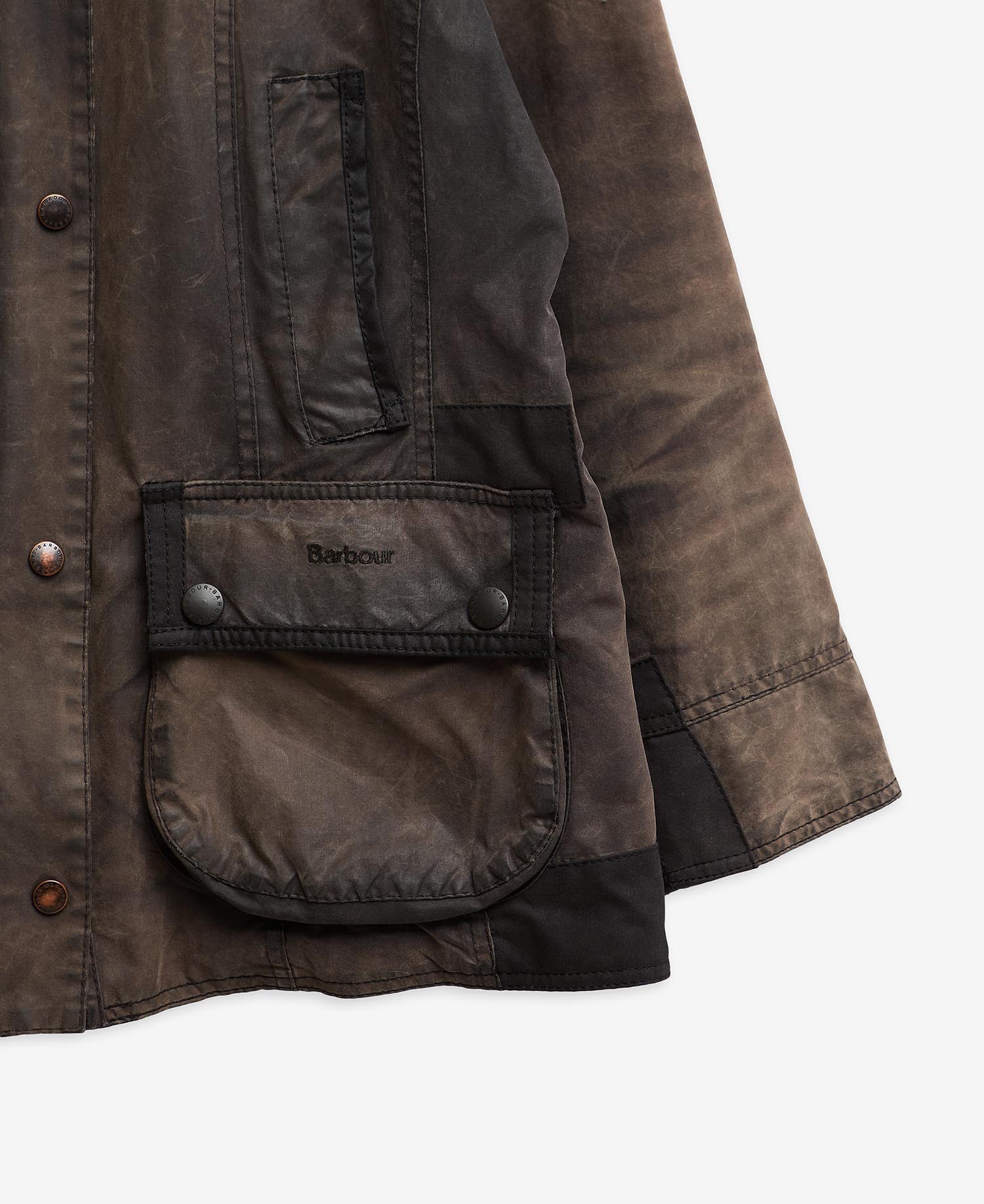 Barbour Re-Loved Beadnell Waxed Jacket - Size 12 image number 5
