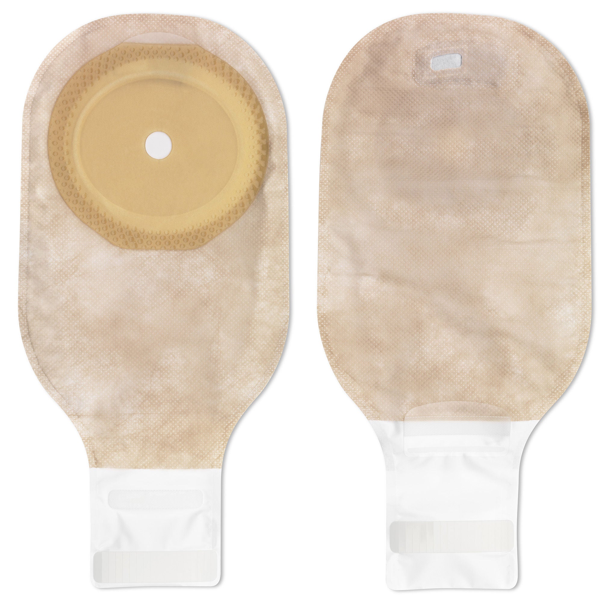 Premier™ One-Piece Beige Ostomy Pouch, Cut to fit Oval Stomas up to 75 x 65 mm