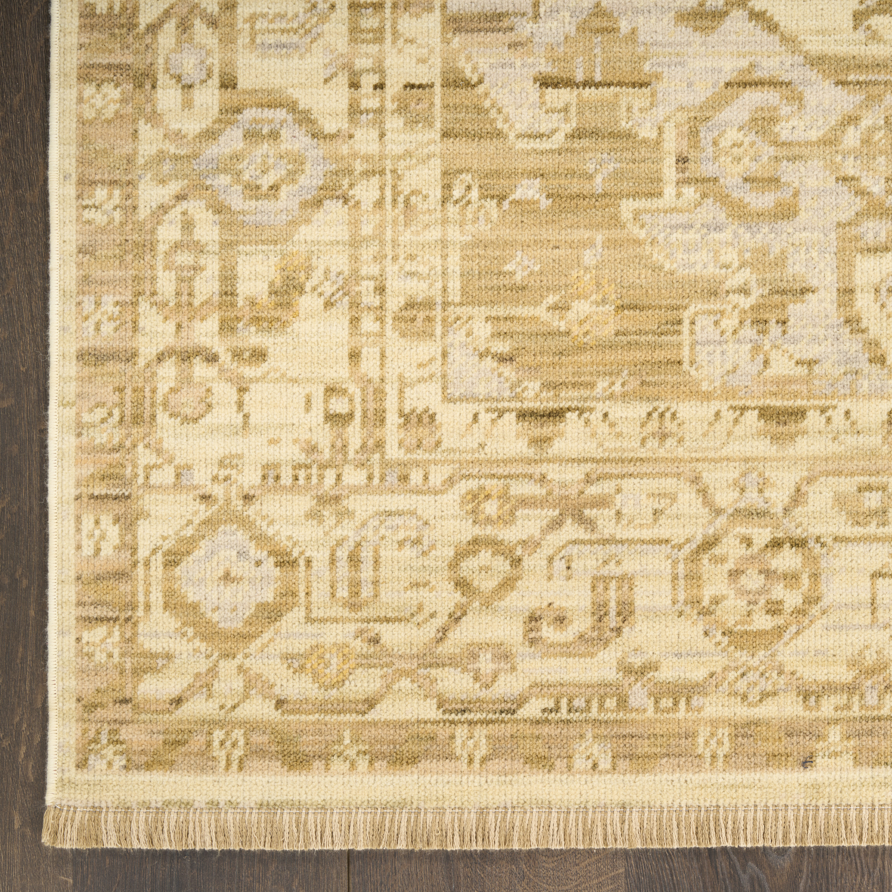 Nourison Antique Bloom 10' x 13' Beige Vintage Indoor Rug