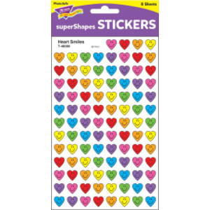 Heart Smiles superShapes Stickers, 800 ct