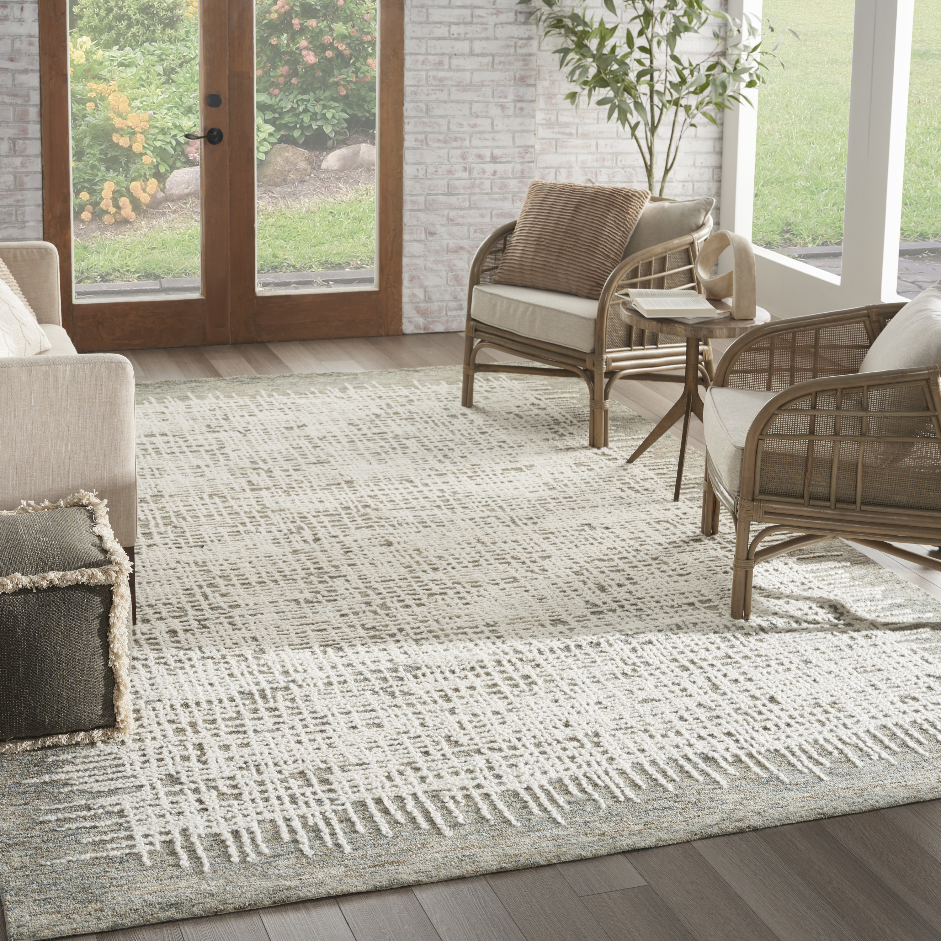 Nourison Colorado 8'3" x 11'6" Ivory Multicolor Rustic Indoor Rug