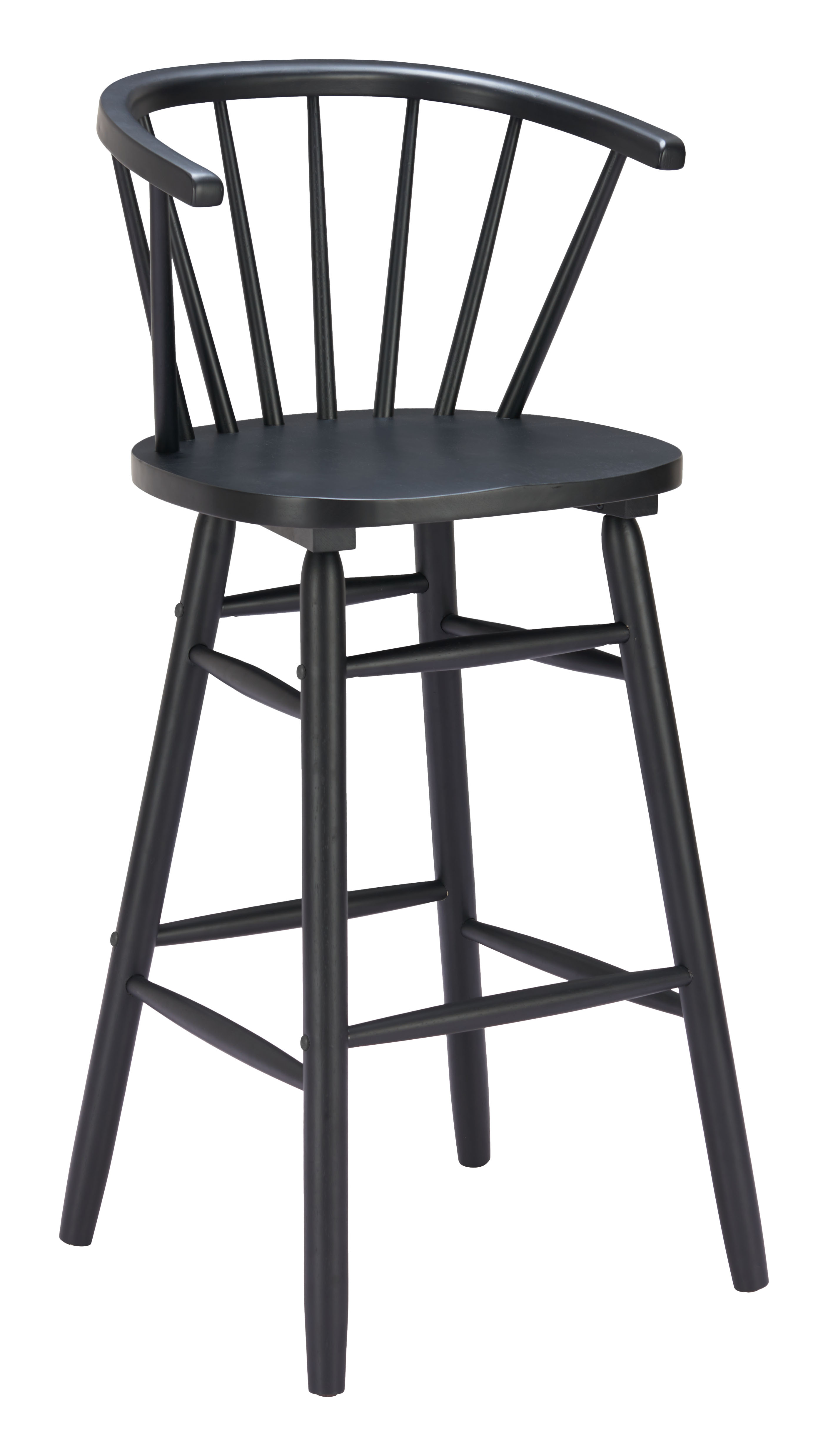Stenger Barstool (Set of 2) Black product image
