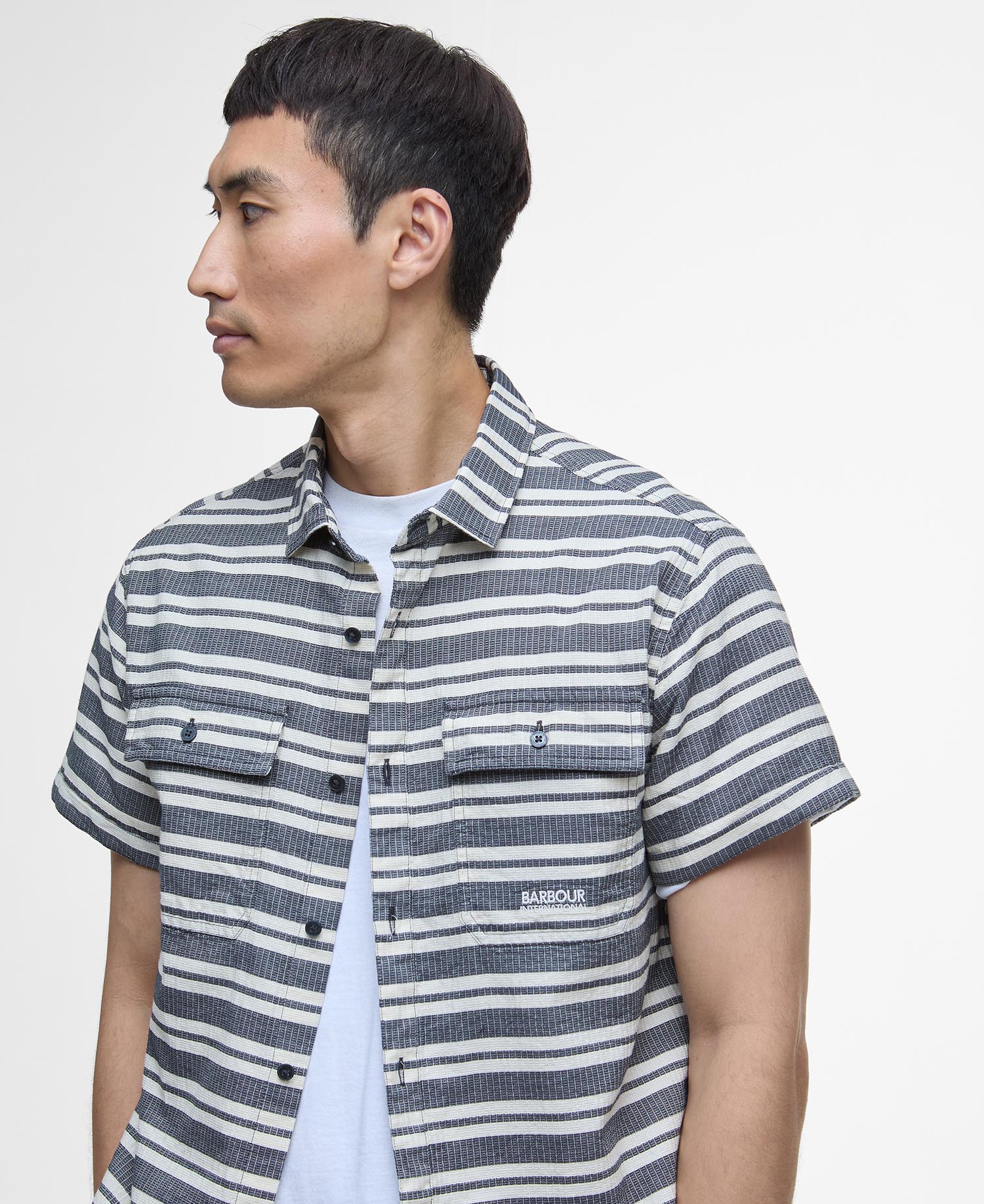 Joshua Striped Short-Sleeved Shirt image number 3