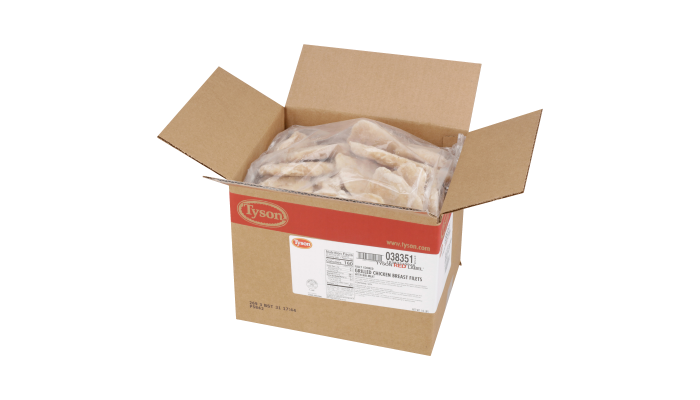Tyson Red Label® Fully Cooked Unbreaded Grilled Chicken Breast Filets, 4 oz._image_5