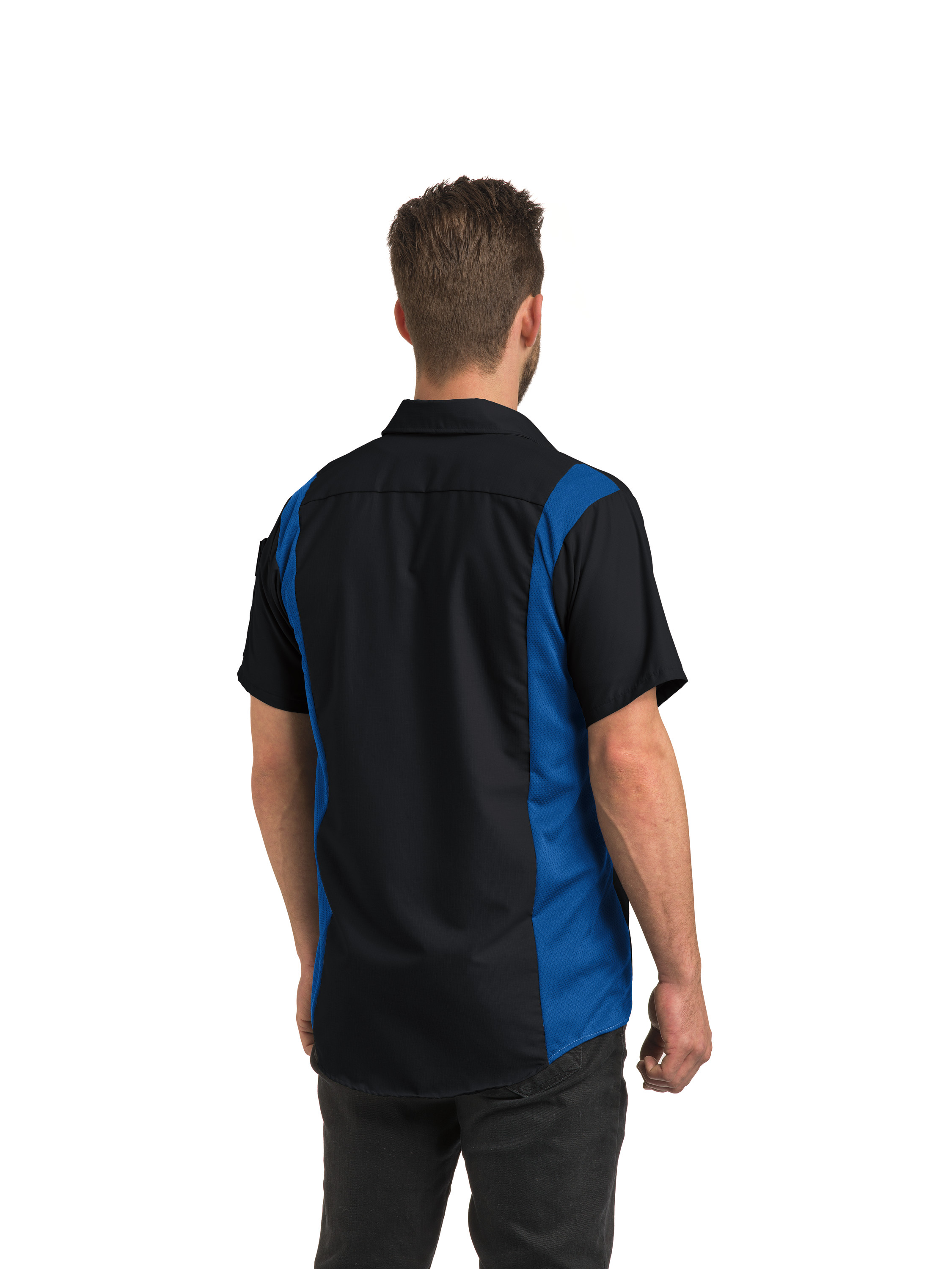 Camisa Red Kap para hombre manga corta Performance Plus Shop con tecnología Oilblok - Imagen 14 de 41