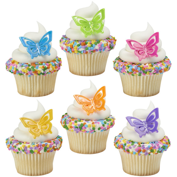 Butterfly Cupcake Rings
