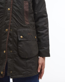 Bower Waxed Jacket Olive-Classic