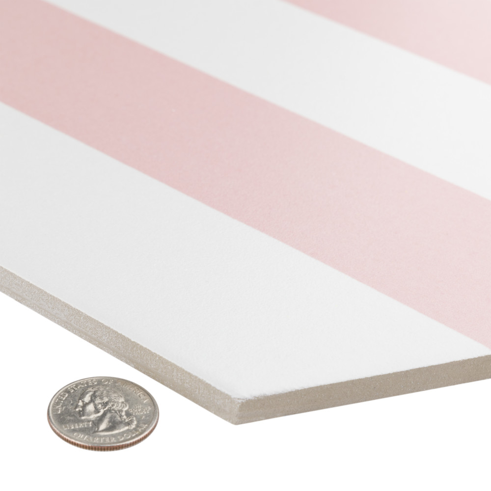 Porto Capri Hex Rose 8-5/8 in. x 9-7/8 in. Porcelain Floor and Wall Tile