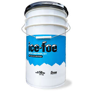 Ossian, Ice Foe®, Ice Melter with Isotrol/2®, 50 lb Pail