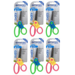 Westcott&reg; 5" Anti-Microbial Kids Scissors, Blunt, Assorted Colors, Pack of 6 ACM14596-6