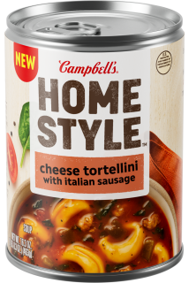 Homestyle Cheese Tortellini with Italian Sausage Soup