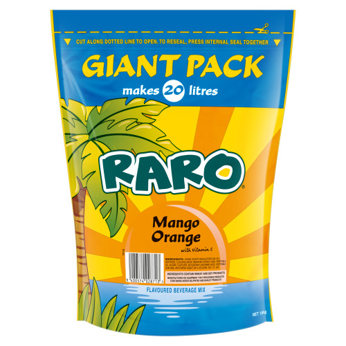  Raro® Mango Orange Flavoured Beverage Mix 86g 