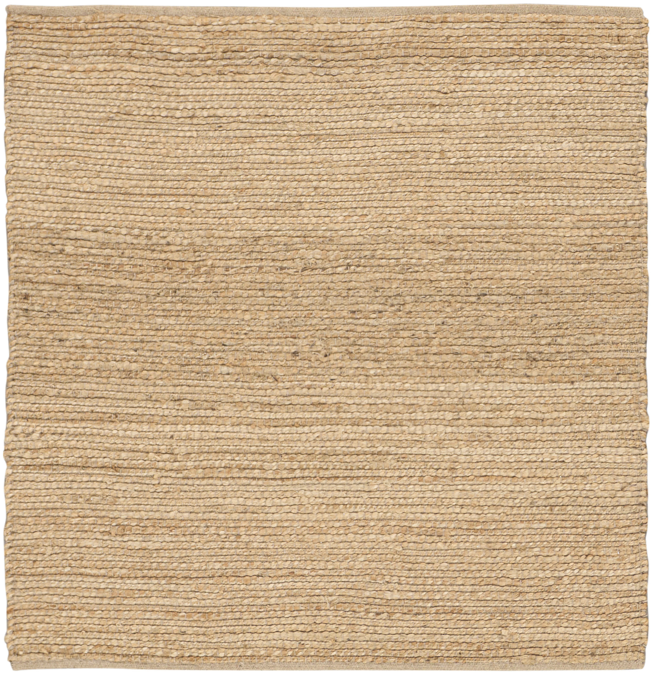 Nourison Natural Jute 4' x Square Natural Farmhouse Indoor Rug