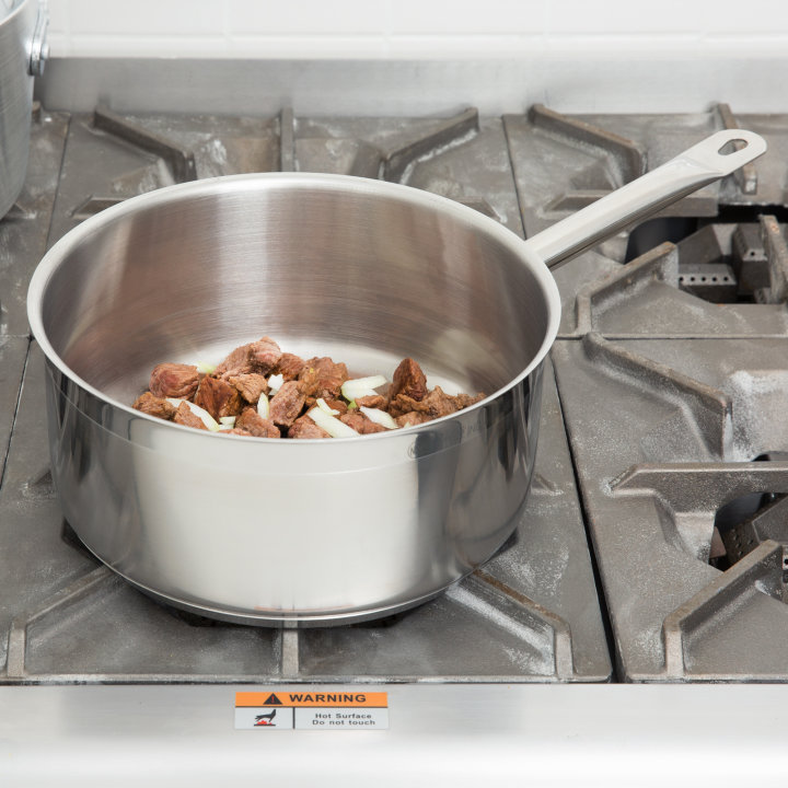 4-quart Optio™ sauté pan in natural finish