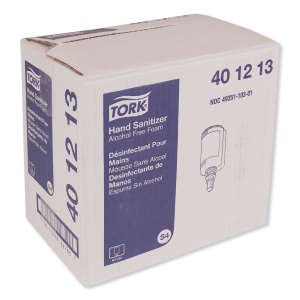 Tork,  Alcohol-Free Hand Sanitizer Foam, Tork Foam Skincare S4 Dispenser 33.8 fl oz Bottle