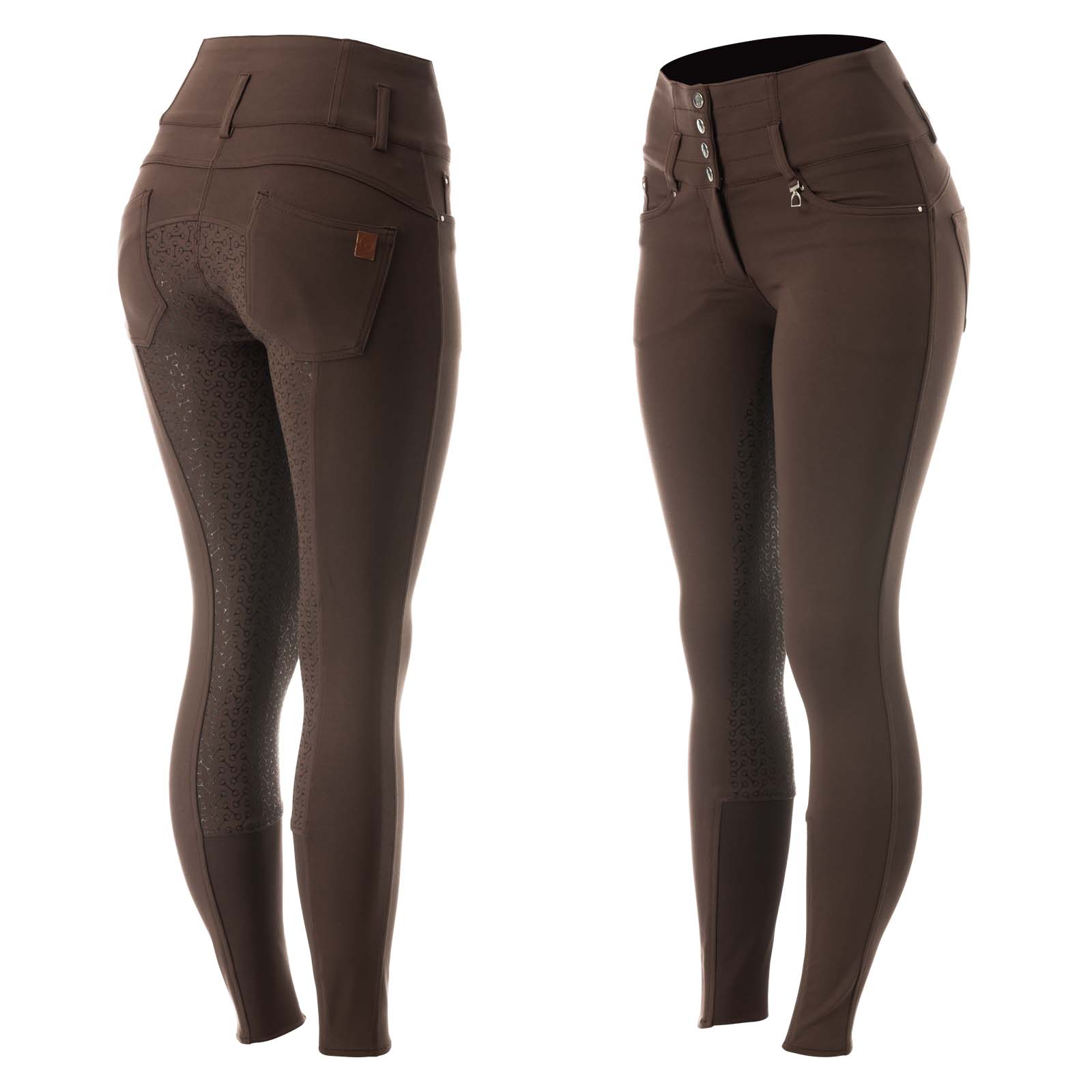 Horze Tara Womens High Waist Silicone Full Seat Breeches