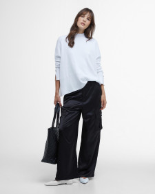 Kaylee High-Neck Jumper Classic White